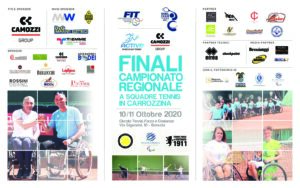FINALI CAMPIONATO REGIONALE A SQUADRE TENNIS IN CARROZZINA 10/11 Ottobre 2020